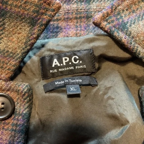 A.P.C Flannel Check Jacket - Picture 3 of 3